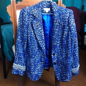 Joan Rivers tweed jacket